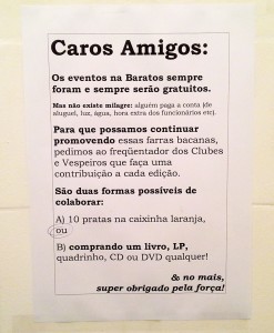 Campanha cartaz no banheiro