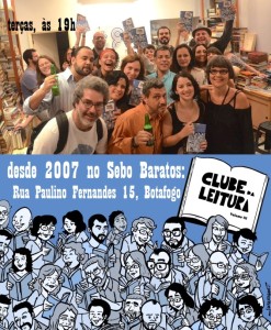 CLUBE DA LEITURA toda terça as 19h